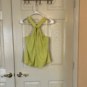 Rachel Zoe Green Halter Sleeveless Blouse